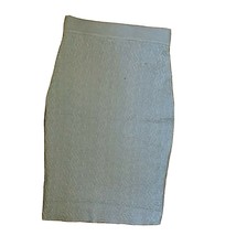 Lucy Paris Pencil Straight Skirt Light Blue Women Size Large Knit - $56.43
