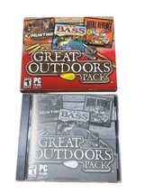 Great Outdoors Pack Hunting Fishing PC Windows 98/Me/3.1/XP CD-ROM game - £6.65 GBP