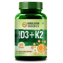 Vitamin D3 600 IU + K2 as MK7 Supplement | Supports Stronger Immunity &amp; Bone - £28.57 GBP