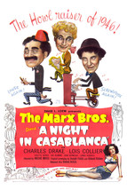 A Night in Casablanca The Marx Brothers Lois Collier 16x20 Canvas - £56.08 GBP