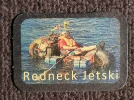 Redneck Jetski Leather Humor Biker Jacket Motorcycle Vest Novelty Patch - £6.02 GBP