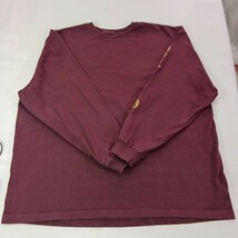 Carhartt K231 PRT Loose Fit Men's Red Cotton Long Sleeve Graphic T-Shirt Sz 2XL image 11