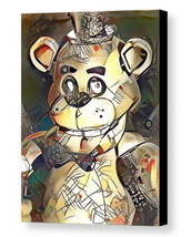 Framed Abstract Five Nights At Freddy&#39;s FNAF 9X11 Print Limited Edition w/COA - £15.00 GBP