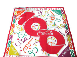 Coca-Cola  100th Anniversary Centennial Celebration Scarf- UNIQUE ITEM - $24.74
