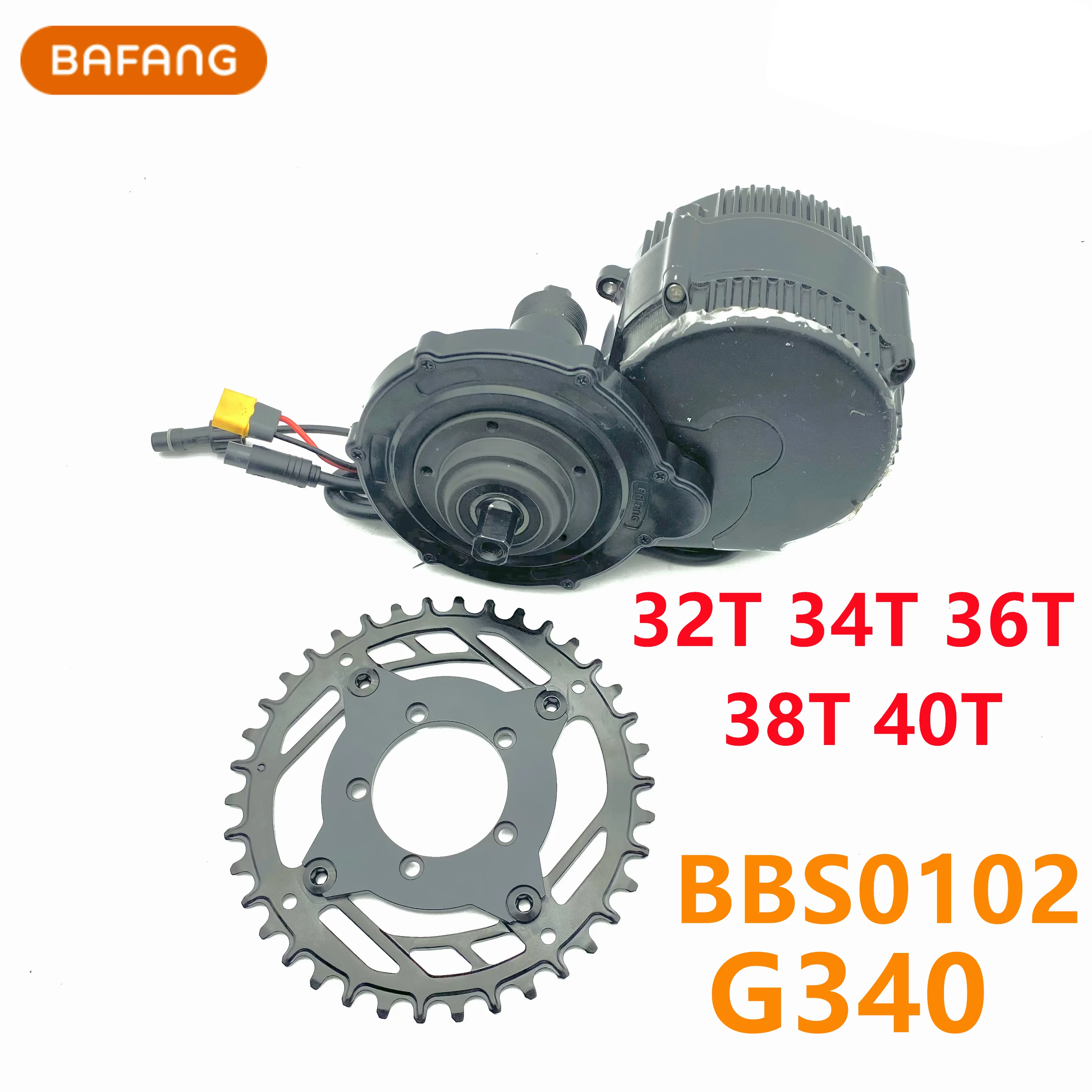 E-BIKE BaFang Chainring Chain wheel Mid Motor BBS0102/G340 Crankset Positive and - $138.43