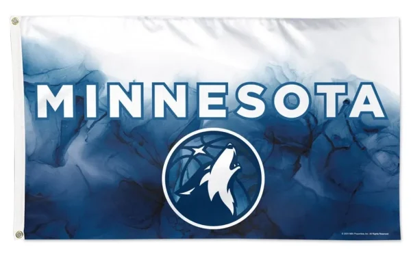 Minnesota Timberwolves 3×5 City Logo Flag 2023 - $18.00