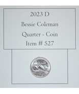 2023 D Bessie Coleman Quarter, # 527, quarters, vintage coins, old coins... - £9.92 GBP