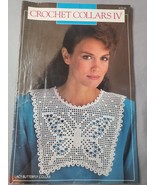 Annie&#39;s Attic Crochet Collars IV 87E30 Pattern Booklet 1988 Vintage - £10.09 GBP