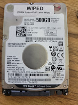 Western Digital Wd Black WD5000LPSX 500GB Internal 7200RPM 2.5 Hdd 2YTRD 02YTRD - $13.86