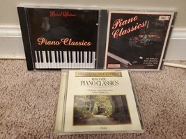 Lot de 3 CD de genre piano : Classiques romantiques, Classiques du piano,... - £7.40 GBP