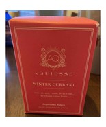 Aquiesse Winter Currant 6.5oz. Boxed Luxury Candle Hand Poured Made in U... - £27.35 GBP