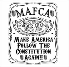 Make America Great Again MAGA MAFCA Constitution Window Decal Trump Deca... - $4.94+