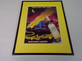 1999 Bacardi Limon Rum Framed 11x14 ORIGINAL Advertisement - £27.24 GBP