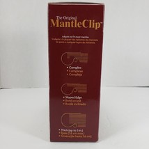 New Mantle Clips Set of 4 Brass Adjustable Fit - The Original - $13.09