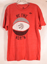 Adidas Mens Toronto Raptors NBA T-Shirt Red L - $19.80