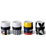 PO: DESIGN - Ring Espresso Cup (4 cups Set - Designer: Piet Mondrian) - ... - €34,07 EUR