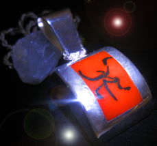 Haunted Antique Necklace Red Dragon Of Life Ooak 7 Scholars Extreme Magick - $377.77