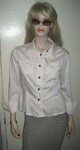 WOMEN&#39;S Ladies Fashion XENIA Long Sleeve Button Down Blouse Shirt 85-92-150 - £15.79 GBP