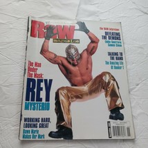 Rey Mysterio December 2002 WWE RAW Wrestling Magazine WWF Dawn Marrie Poster - £10.49 GBP
