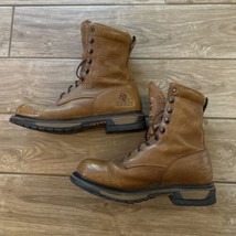 Rocky Original Ride Steel Toe Waterproof Lacer Western Work Boot Size 10 - $45.00