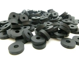 1/8&quot; ID x 3/8&quot; OD x 3/32&quot; Thick   #6 Rubber Washers   Fits Roofing Nails - £9.01 GBP+