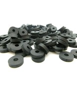1/8&quot; ID x 3/8&quot; OD x 3/32&quot; Thick   #6 Rubber Washers   Fits Roofing Nails - £8.82 GBP+
