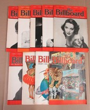 Vintage The Billboard Magazine 1938 Lot of 9 Magazines   56 - £290.46 GBP