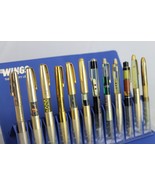 vintage floaty pen mechanical pencil lot x12 GOODYEAR NUDE OIL RCA BOATS... - $349.99