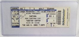 Carlos Santana - Vintage 2002 Unused Whole Full Concert Ticket - £11.73 GBP
