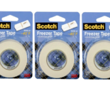 Scotch Freezer Tape Adhesive Tight Seal .75 in W x 1000 in L 3M 178 3 Roll - $18.04