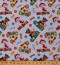 Cotton Paw Patrol Chase Dogs Kids Cotton Fabric Print by the Yard D684.65 - £7.93 GBP