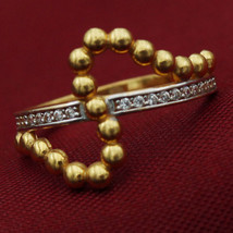 22 Karat Genuine Gold Eye-Catching Jewels Couple Ring For Princess Gift - £343.93 GBP