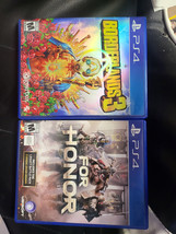 Set Of 2 For Honor + Borderland 3 PS4 Play Station 4 - £8.59 GBP