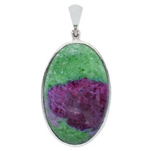 Ruby Zoisite Pendant Necklace by Stones Desire - £148.71 GBP