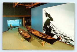 Whaling Canoe Sealing Canoe Replica Makah Museum Neah Bay WA Postcard - $7.00