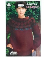 Patons Chunky Style #663 Knitting Pattern Adults Unisex Sweater Vintage ... - £6.63 GBP