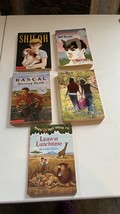 Lot of 5 Childrens Books Scholastic and Other Paperbacks - £6.28 GBP