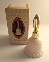 Vintage Avon White Hobnail Milk Glass Bell Sweet Honesty Cologne 2 fl oz... - $12.95