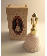 Vintage Avon White Hobnail Milk Glass Bell Sweet Honesty Cologne 2 fl oz... - £10.35 GBP