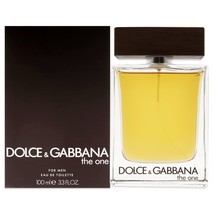 The One by Dolce & Gabbana Eau De Toilette Spray 3.4 oz Men - $59.35