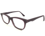 Natan Eyeglasses Frames 15 C.09 Matte Purple Rectangular Full Rim 48-18-140 - $186.63