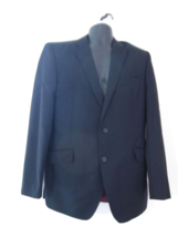 Savile Row Men’s Black Tailored Fit Blazer Jacket Size 42 Biella Di Falso  - £57.53 GBP