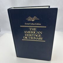The American Heritage Dictionary: Second College Edition 1982 thumb indexed - $16.56