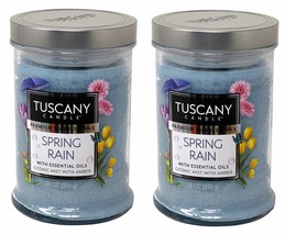 Tuscany Candle 18oz Scented Candle, Spring Rain 2-Pack - £34.26 GBP
