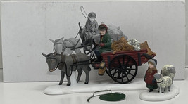 Dept 56 HERITAGE/DICKENS Village &quot;Bringing Fleeces To The Mill&quot; #5819-0 Set Of 2 - £16.43 GBP