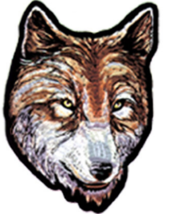 Wolf Head Embrodiered Patch P1282 New Biker Wolves Face Bikers Novelty Patches - £3.71 GBP
