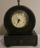 3 Hands Corp Quartz Desk Mantle Clock Wood with Drawer - €34,85 EUR