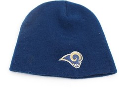 St. Louis Rams Beanie Hat Blue ~ National City Bank~ Breast Cancer Youth - $9.90
