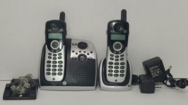 GE 25861GE3-A 5.8 GHz Twin 2-Line Cordless Phone, Bases, Adapters - £18.38 GBP