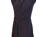 H&amp;M Womens Sz 2 Sleeveless Black dress NWT crossover wrap top no belt - £10.59 GBP